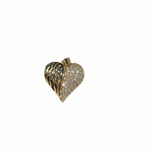 Heart wing pendant