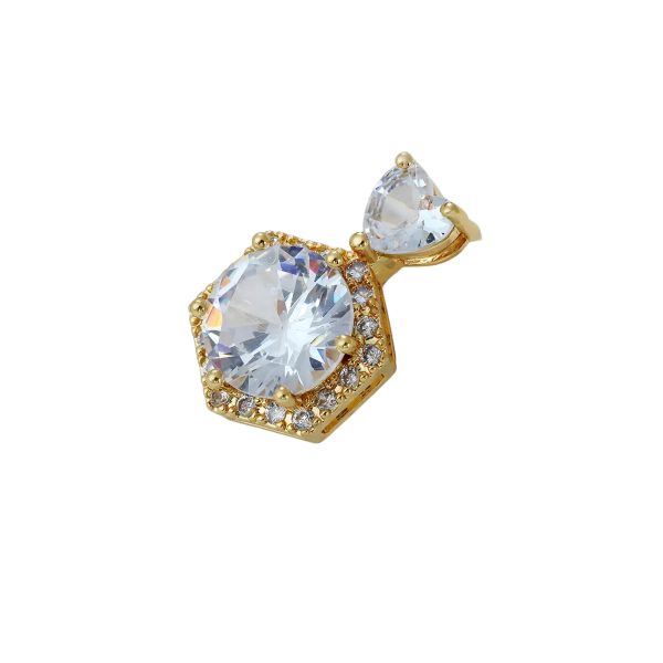 Love hexagon pendant