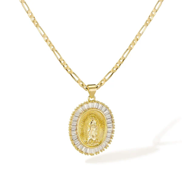 Guadalupe clavicle necklace