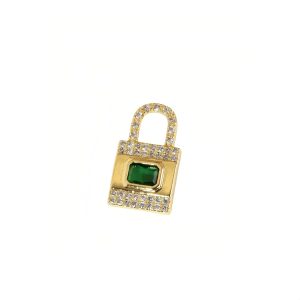 Diamond Lock Pendant