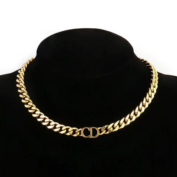 Fashion necklace combination CD necklace female letter personality clavicle chain wholesale