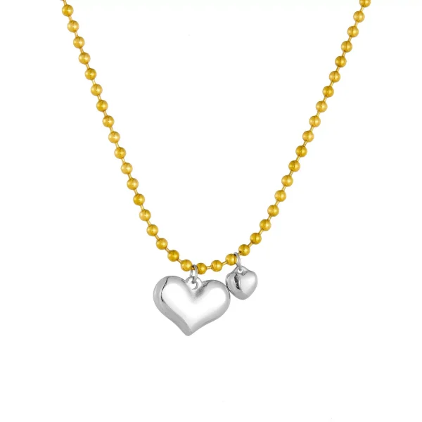 Two-tone necklace - 图片 2