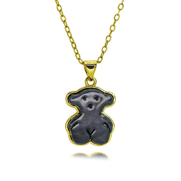 Animal style bear necklace for girls new clavicle necklace - 图片 2