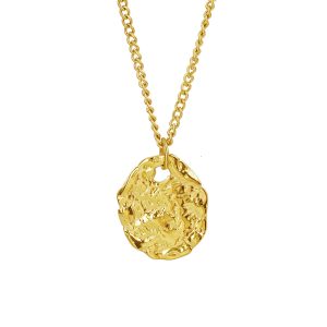 Irregular volcanic pattern lava pendant necklace for men and women,titanium steel oval meteorite necklace jewelry