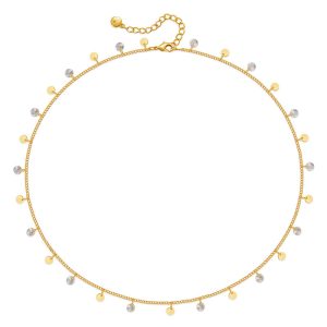 Micro-inlaid zircon exquisite clavicle chain copper plated 18K real gold chain ins style necklace