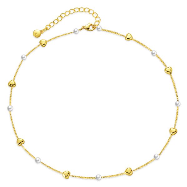 Pearl necklace for women French retro clavicle necklace fashionable necklace jewelry