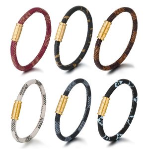 magnetic clasp leather bracelets
