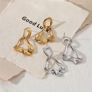 Irregular statement earrings