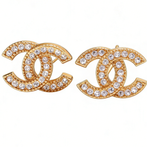 cz double c earring